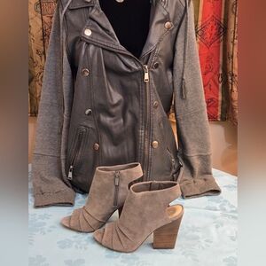 Vince Camuto Grey Suede Booties